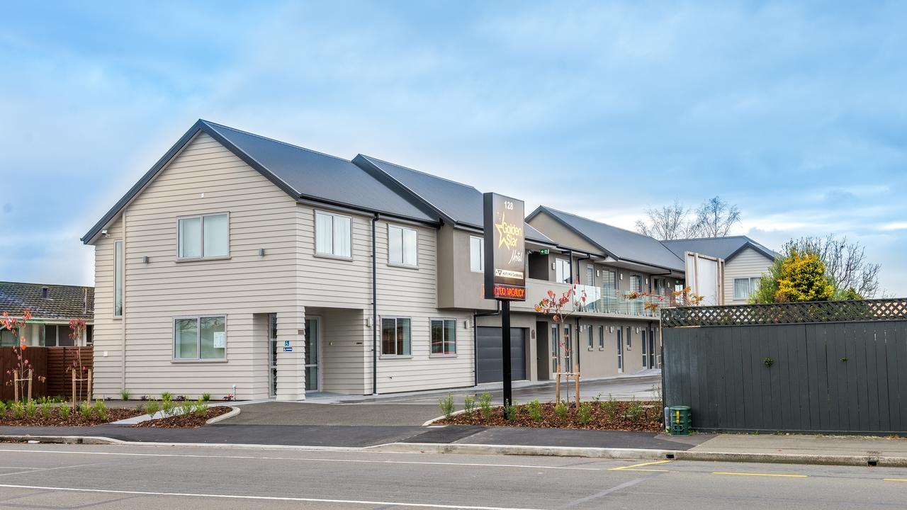 Golden Star Motel Christchurch Eksteriør bilde